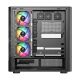 12. MODECOM OBUDOWA VOLCANO AQ 500 ARGB MIDI CZARNA
