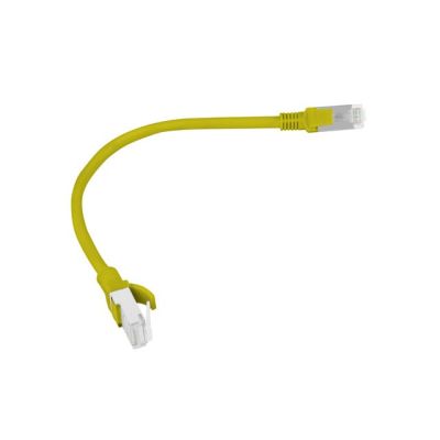 2. Patchcord UTP Lanberg PCU6-10CC-0025-Y (RJ45 - RJ45 ; 0,25m; UTP; kat. 6; kolor żółty)