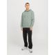 2. Jack&Jones męska bluza z kapturem JJESTAR BASIC SWEAT HOOD NOOS 12208157 ICEBERG GREEN
