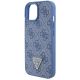 7. Etui Guess Crossbody 4G Metal Logo do iPhone 15 - niebieskie