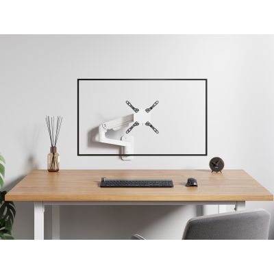 4. Equip 650140 uchwyt / stojak do monitorów 124,5 cm (49") Ściana Biały