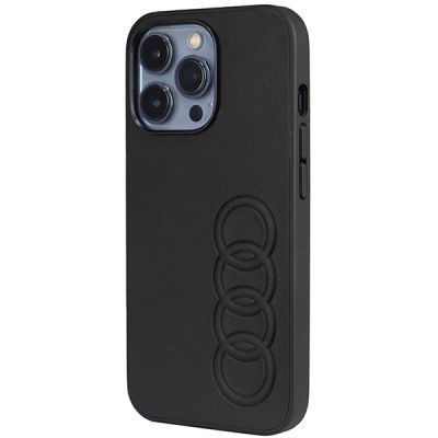 3. Etui Audi Synthetic Leather na iPhone 13 Pro / iPhone 13 - czarne