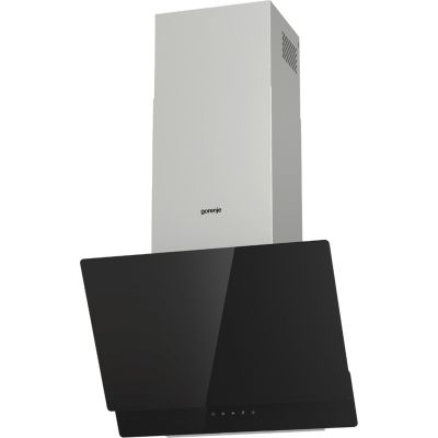 3. Okap przyścienny GORENJE WHI649EXBG czarny komin stal nierdzewna
