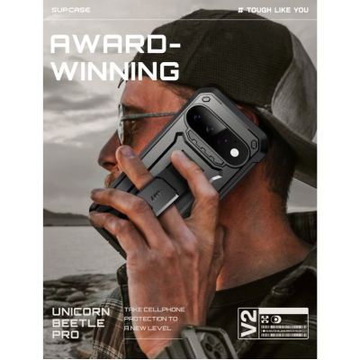8. Etui Supcase Unicorn Beetle Pro na Google Pixel 11 Pro - czarne