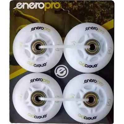 9. KÓŁKA DO ROLEK ENERO PRO PU 64 MM 4 SZT Z ŁOŻYSKAMI ABEC 7 LED