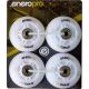 9. KÓŁKA DO ROLEK ENERO PRO PU 64 MM 4 SZT Z ŁOŻYSKAMI ABEC 7 LED