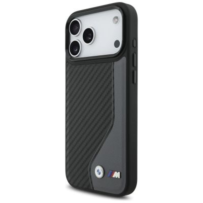 2. Etui BMW M Carbon Logo MagSafe na iPhone 17 Pro Max - grafitowe
