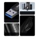 12. Baseus Ingenuity Series Mini przejściówka adapter USB 3.1 OTG do USB Typ C czarny (ZJJQ000101)