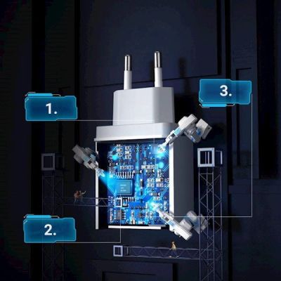 6. Ugreen CD122 szybka ładowarka sieciowa Quick Charge 3.0 18W 3A USB biały (10133)
