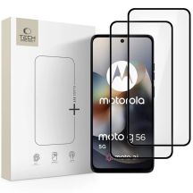 Szkło hartowane Tech-Protect Glass Fit+ 2-pack na Motorola Moto G56 5G - czarne