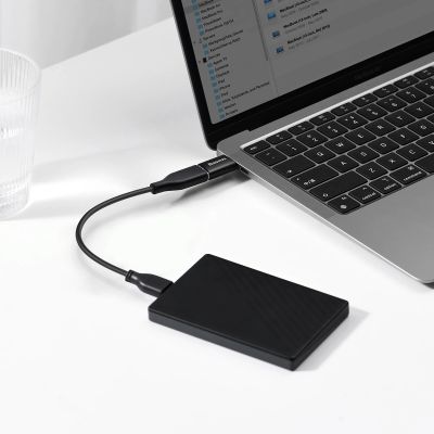 9. Adapter Baseus Ingenuity Series z USB-C do USB-A 10Gb/s - czarny