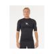 Lycra RIP CURL WAVES UPF PERF S/S czarna