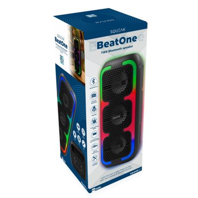 7. SQUEAK GŁOŚNIK KARAOKE BEATONE BLUETOOTH 5.3, 45W RADIO FM, MICROSD, AUX, USB, USB-C SQ1009