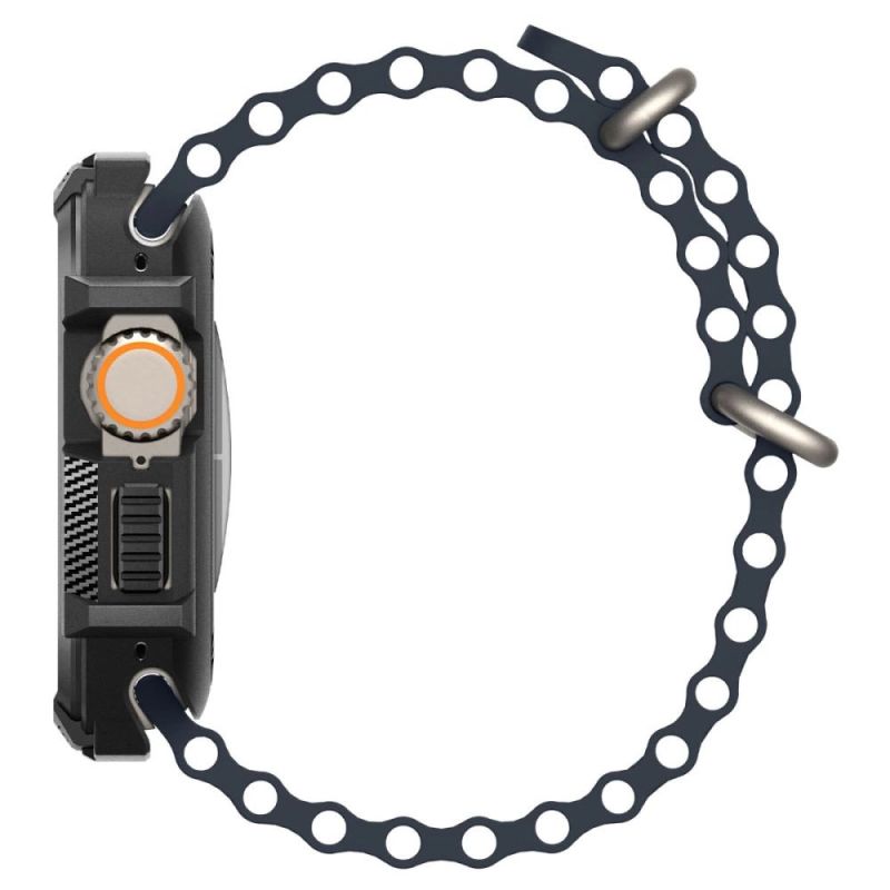 18. Etui Spigen Rugged Armor na Apple Watch Ultra (49 mm) - czarny mat