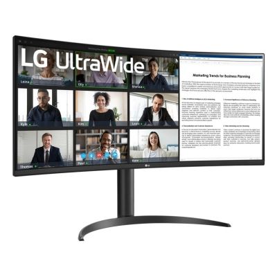 2. LG 34WR55QK-B monitor komputerowy 86,4 cm (34") 3440 x 1440 px Wide Quad HD Czarny
