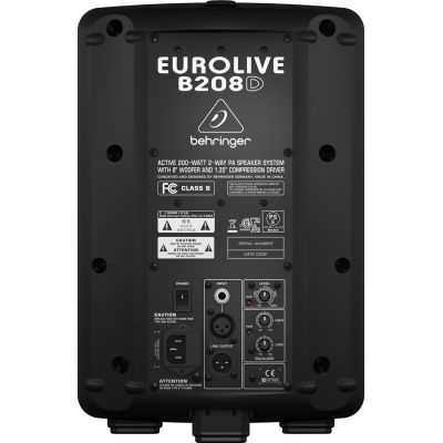 2. Behringer EUROLIVE B208D Głośnik z adresem publicznym (PA) 2-drożny (000-97701-00010)