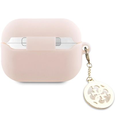 2. Etui Guess 3D Rubber 4G Diamond Charm na AirPods Pro 2 - różowe