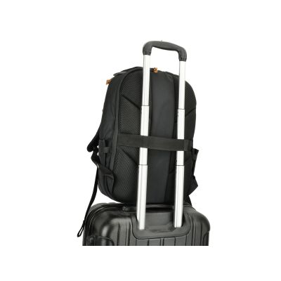 6. CONCEPTRONIC Notebook-Rucksack 15" Multi-FĂ¤cher-Design schw.
