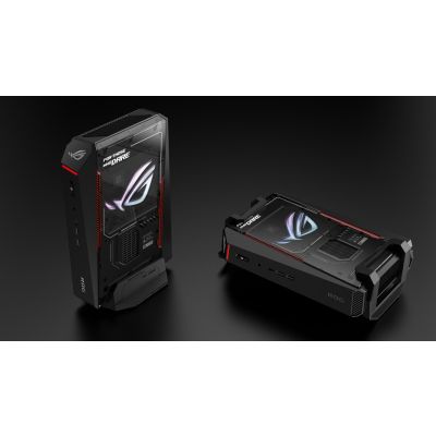 102. ASUS ROG NUC RNUC15JNK9X28AA2 Intel Core Ultra 9 275HX 32 GB DDR5-SDRAM 2 TB SSD NVIDIA GeForce RTX 5080 Windows 11 Home USFF Mini PC Black
