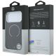8. Etui Mercedes Double Layer Iconic Logo MagSafe na iPhone 18 Pro Max / 17 Pro Max - burgundowe