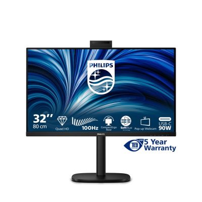 20. Philips 3000 series 32B2U3601H/00 monitor komputerowy 80 cm (31.5") 2560 x 1440 px Quad HD LCD Czarny