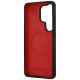 7. Etui BMW M Silicone Tricolor Line MagSafe na Samsung Galaxy S26 Ultra - czarne