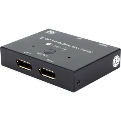 10. Techly IDATA-DP-2DP-8KT przełącznik wideo DisplayPort