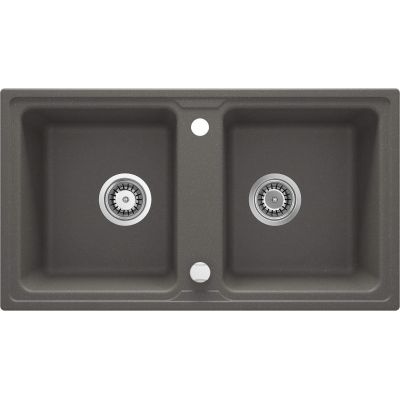 Zlewozmywak granitowy 2-komorowy ZQZ T203 5908212096581
