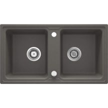 Zlewozmywak granitowy 2-komorowy ZQZ T203 5908212096581