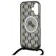 6. Etui Karl Lagerfeld IML Crossbody Monogram Karl & Choupette Head MagSafe na iPhone 16 - czarne