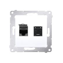 Kontakt-Simon D62.01/11 gniazdko elektryczne Biały