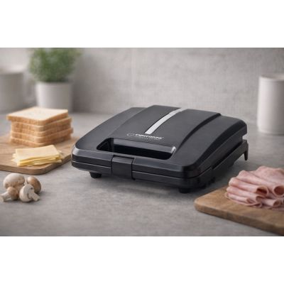15. Opiekacz do kanapek Esperanza PARMIGIANO EKT010 (1000W; kolor czarny)
