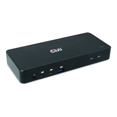CLUB3D CSV-1585 przełącznik KVM Czarny