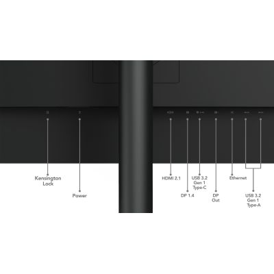 14. Lenovo Monitor ThinkVision 23.8" T24mv-30 16:9 Panel IPS 1920 x 1080  Lift USB Hub Daisy Chain Ethernet RJ45 Camera & Speakers DP HDMI