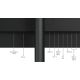 14. Lenovo Monitor ThinkVision 23.8" T24mv-30 16:9 Panel IPS 1920 x 1080  Lift USB Hub Daisy Chain Ethernet RJ45 Camera & Speakers DP HDMI