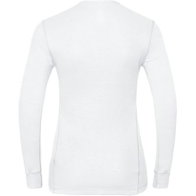 2. Koszulka damska Odlo BL TOP crew neck l/s ACTIVE WARM ECO roz. S Biała