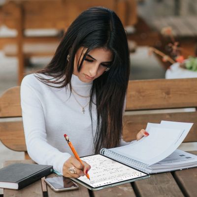 4. Rysik Metapen Pencil Air8 Pro X do iPada - pomarańczowy