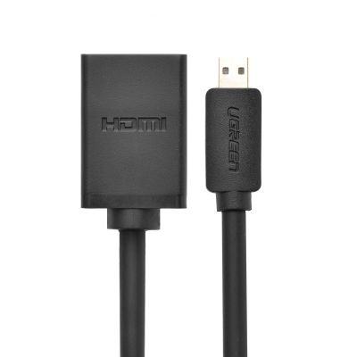 5. Ugreen kabel przewód przejściówka adapter HDMI - micro HDMI 19 pin 20cm czarny (20134)
