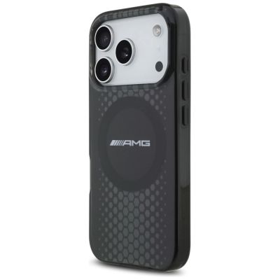 2. Etui AMG Double Layer Transparent Graphics MagSafe do iPhone 17 Pro - czarne