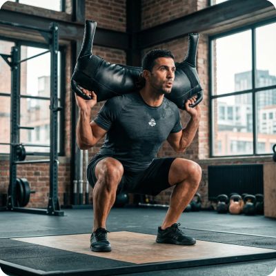 2. Worek treningowy ROGAL - 10kg 15kg 20kg | DBX Bushido