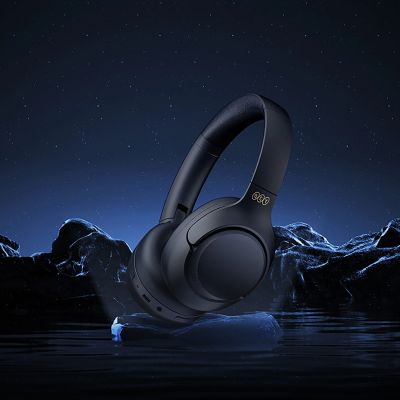 10. Słuchawki nauszne QCY H3 z ANC Bluetooth 5.4 Hi-Res Audio - niebieskie