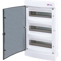 Rozdzielnia plastikowa PT 36M 3x 12M N+PE IP40 IK07 460x273x68 drzwi dymne biały