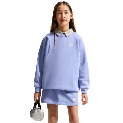 Bluza dla dzieci Nike Sportswear Club Fleece jasny fiolet FD2923 569