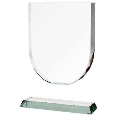 2. Trofeum szklane z rozklejona podstawa