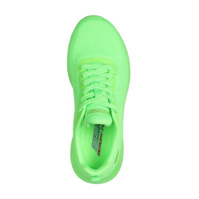 3. Skechers Sneakersy damskie 117216 LIME