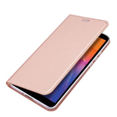 5. DUX DUCIS Skin Pro kabura etui pokrowiec z klapką Huawei Y5p różowy