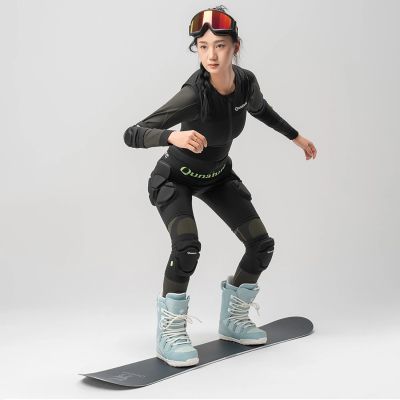 10. Ochraniacze bioder Qunature Ski - Advanced XL narty snowboard łyżwy - czarne
