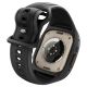 4. Pasek z obudową Spigen Liquid Air Pro + Szkło hartowane 9H na Apple Watch Ultra 49 mm - czarny