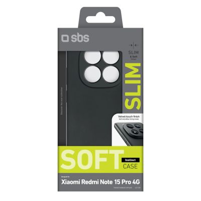 2. Etui SBS Instinct na Xiaomi Redmi Note 15 Pro 4G - czarne