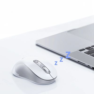 10. Mysz bezprzewodowa Baseus F02 ergonomiczna Bluetooth - biała